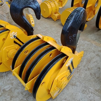 Döküm Malzemesi Kanca Blokları Mini Kaldırma Vinç Kancaları 32 Ton
