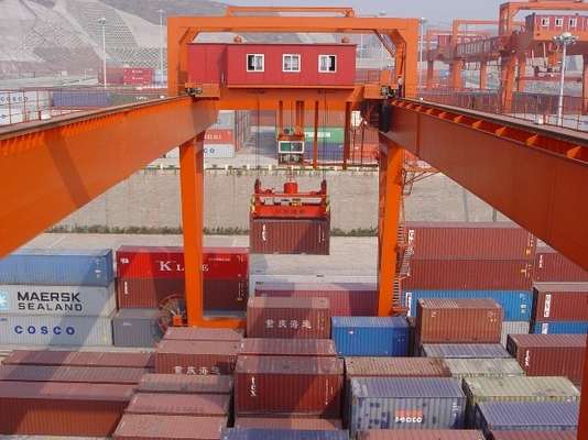 RMG Raylı Konteyner Portal Vinç 45T Malzeme Taşıma Vinci