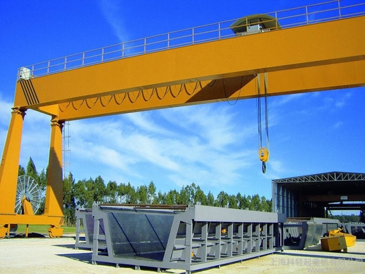 Otoyol İnşaatı için 40ton İnşaat Çift Kirişli Portal Vinç