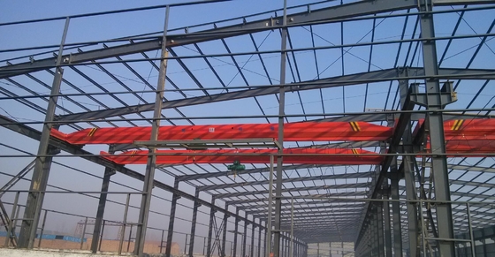 Fabrika için Açıklık 7.5-31.5m Tek Kirişli EOT Vinç 10 Tonluk Gezer Vinç 220V ~ 480V