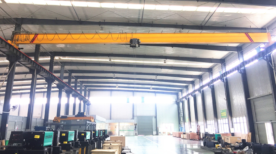 10ton 22m Açıklıklı Kapalı Avrupa Tek Kirişli Köprü Vinç Enerji Verimli