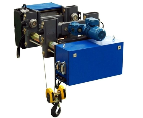 0 ~ 8m / Min Çift Kirişli Vinç 10ton Avrupa Elektrikli Halatlı Vinç Arabası