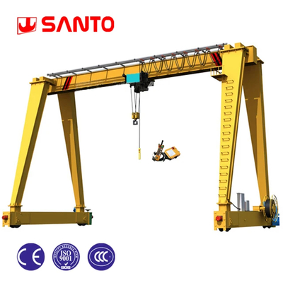 Ağır Görevli Çift Çubuklı Gantry Kiremit Polyurethane tampon 0-30 M/Min Trolley Hızı