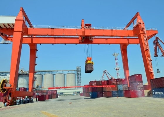 35-50T Ray Üstü İstifleme Vinçleri 45m/Dk Çift Kirişli Portal Vinç