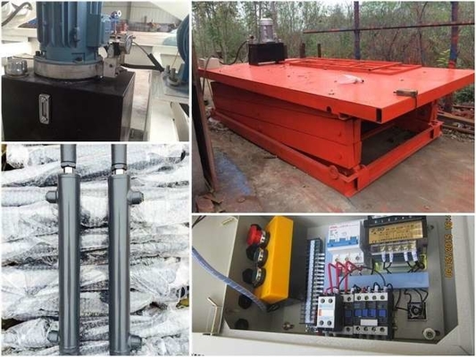 SANTO Sabit Hidrolik 3 Ton Makaslı Kaldırma 5.5KW İnşaat İçin Elektrikli Asansör