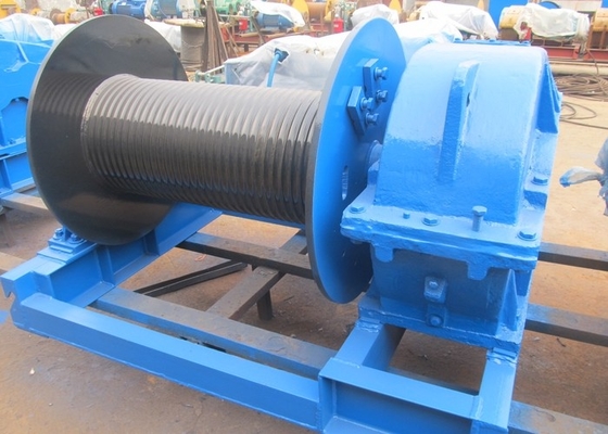 5KN - 100KN Ağır Hizmet Tipi Elektrikli Halatlı Vinç İnşaatı Maden Deniz Tamburlu Vinç