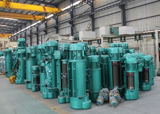 SANTO 10T 0.3-8m / Min Elektrikli Tel Halatlı Vinç, Kablosuz Uzaktan Kumandalı