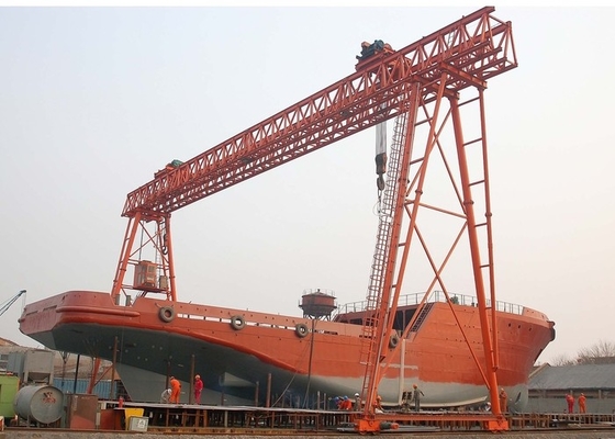 220V 480V 20 Ton Çift Kirişli Portal Vinç A3 A8 Ağır Hizmet Köprülü Vinç