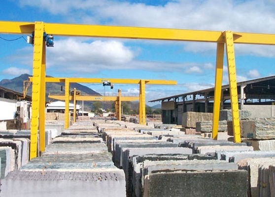 Kaldırma Açıklığı 16 Metre ile 10 Ton Elektrikli Gezici Tek Kirişli Portal Vinç