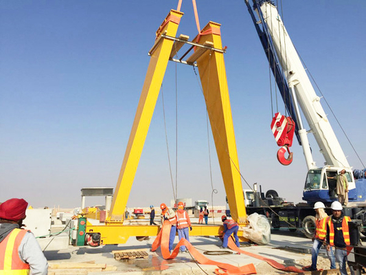 Endüstriyel Elektrikli MH Tek Kirişli Portal Vinç 5 Ton 10 Ton