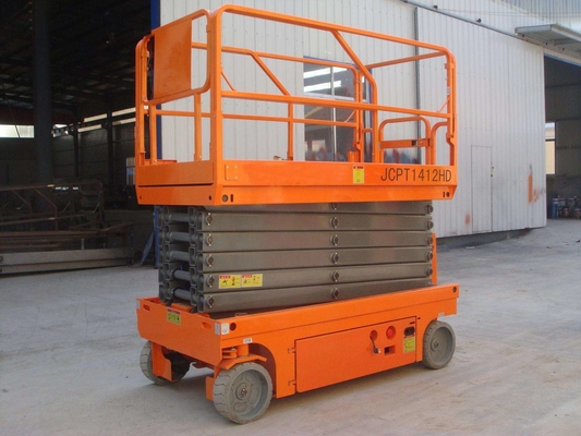 6m 10m 12m 272kg Hidrolik Kaldırma Platformu Elektrikli Otomotiv Makaslı Platform