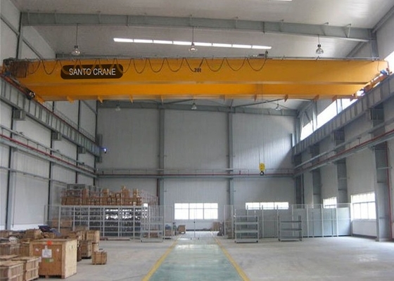 Düşük Gürültülü Hafif Avrupa Gezer Vinç 7.5m-31,5m Açıklıklı Köprü ve Arabalı Vinç
