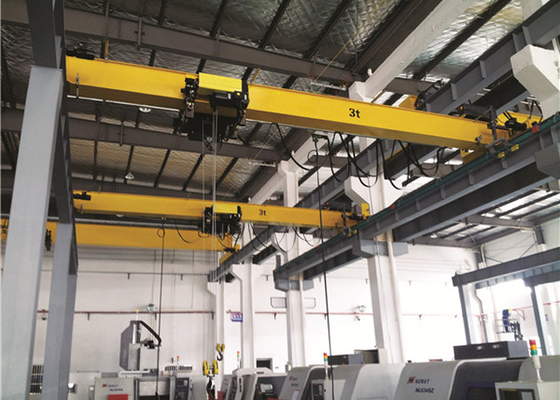 Düşük Headroom Atölyesi için Avrupa Tipi 10ton Tel Halat Elektrikli Vinç