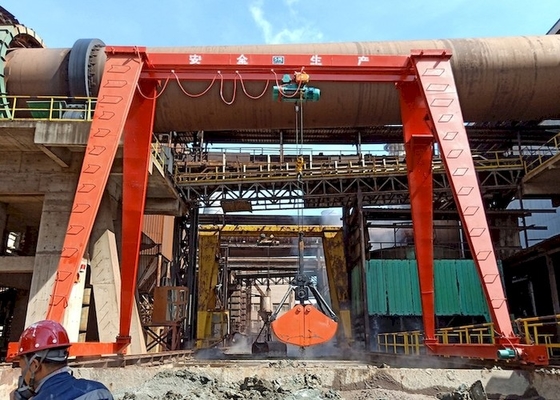 Q235B Q355B 16T Tek Kirişli Portal Vinç Kablosuz Uzaktan Kumanda