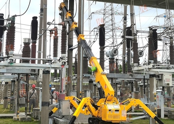 Otomatik Seviye Payandalı Teleskopik Bomlu 1T-8T Mini Örümcek Vinç