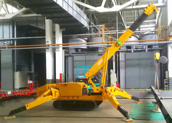 Otomatik Seviye Payandalı Teleskopik Bomlu 1T-8T Mini Örümcek Vinç