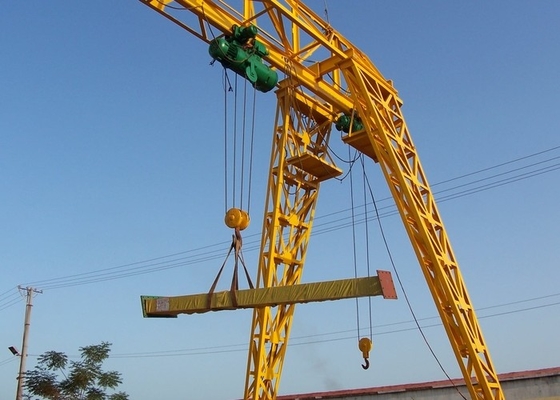 Wirerope Elektrikli Vinçli Dış Mekan Kullanımı ile 5 Tonluk Hareketli Portal Vinç