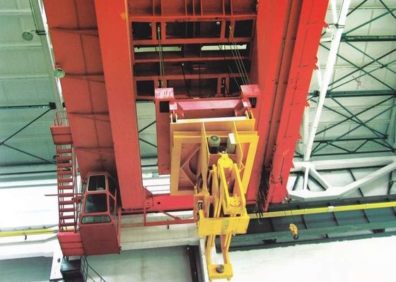CE ISO Çift Kirişli EOT Vinç 7-35m Açıklıklı Elektrikli Çift Kirişli Gezer Vinç