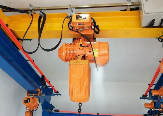 Kanca / Motorlu Arabalı Özelleştirilmiş HHBD 2 Ton Elektrikli Zincirli Vinç