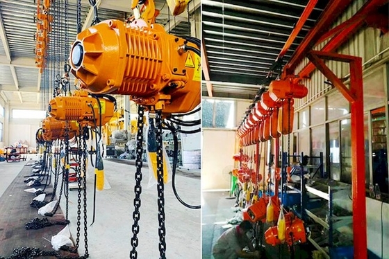 Kanca / Motorlu Arabalı Özelleştirilmiş HHBD 2 Ton Elektrikli Zincirli Vinç