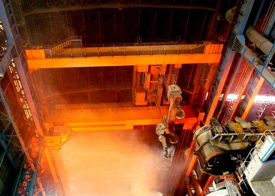 Hafif 200/50 Ton Çift Kirişli Vinç Isıya Dayanıklı Metalurji Çelik Fabrikası Vinç