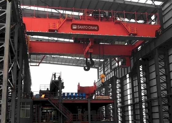 QDY Metalurji Çelik Fabrikası Gezer Vinçler 320t Çift Kancalı Pota Taşıma Vinci