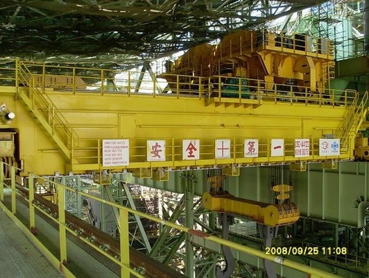 Hafif 200/50 Ton Çift Kirişli Vinç Isıya Dayanıklı Metalurji Çelik Fabrikası Vinç