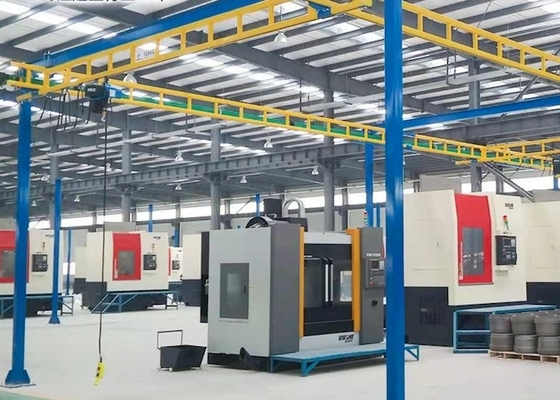 380V 50Hz Esnek Çalışma KBK Vinç İş İstasyonu 2T Kapalı Paletli Vinç