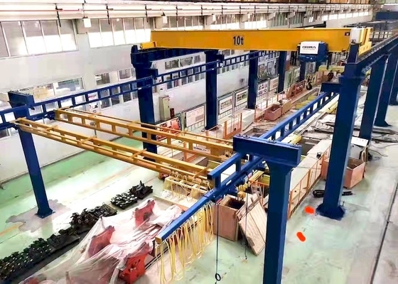 Gürültü Yok A3 KBK Manuel Köprülü Vinç Düşük Ağırlık Düzgün Çalışma