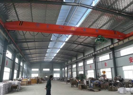 Hafif Hizmet 8m/Dk Kaldırma Tek Kirişli Gezer Vinç 7.5m-31,5m Açıklık