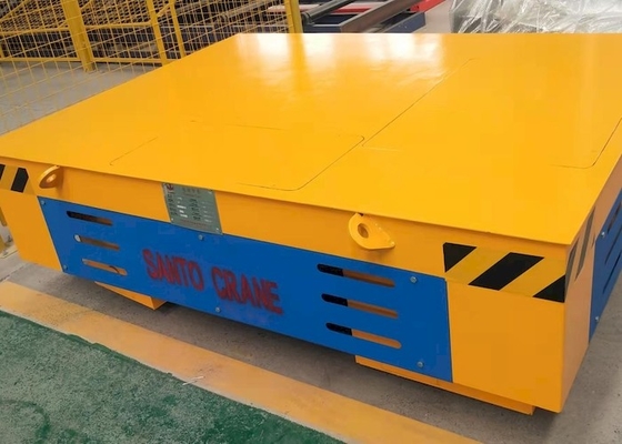 Malzeme Taşıma için Ayarlanabilir P18 P50 QU100 Raylı Elektrikli Transfer Arabası