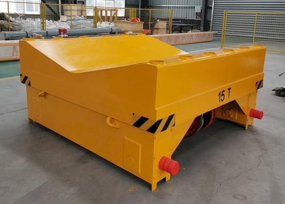 Yük Taşımak İçin ISO Sınırsız Mesafe 15t Elektrikli Transfer Arabası
