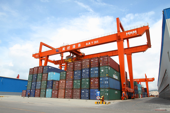 40ft Konteyner için Port RMG Çift Kirişli Portal Vinç