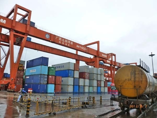 40ft Konteyner için Port RMG Çift Kirişli Portal Vinç