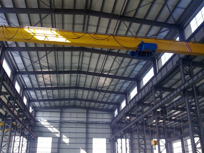 Yer / tavan montajlı tek bantlı 5 tonluk EOT vinci 7.5-31.5m