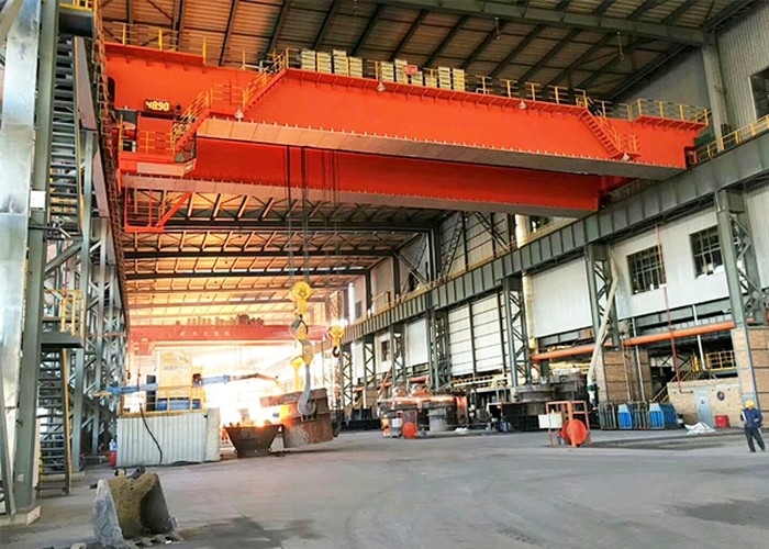 Açıklık 10.5m-31.5m Isıya Dayanıklı Çelik Fabrikası Vinç Kabini Ağır Hizmet Tavan Vinçleri