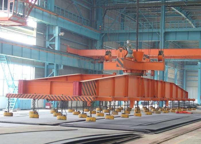Çelik Fabrikası için Uzaktan Kumanda 10.5M-31.5M Açıklıklı 50T DG EOT Vinç