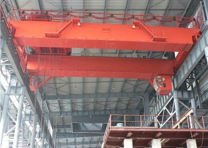 380v 50hz Çelik Fabrikası Pota Vinç 20/5 Ton ila 63/10 Ton Metalurjik Dökümhane Vinci